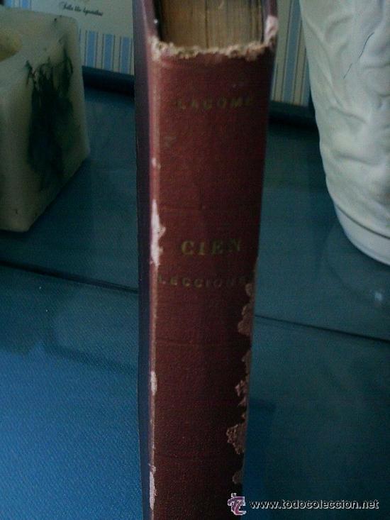 Enciclopedias de segunda mano: ANTIGUO LIBRO GRAM&Aacute;TICA FRANCESA 100 LECCIONES - Foto 2