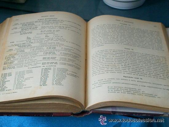 Enciclopedias de segunda mano: ANTIGUO LIBRO GRAM&Aacute;TICA FRANCESA 100 LECCIONES - Foto 5