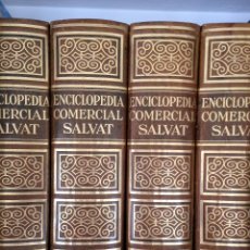 Enciclopedias de segunda mano: ENCICLOPEDIA COMERCIAL SALVAT. 4 TOMOS COMPLETA. PRIMERA EDICION 1949