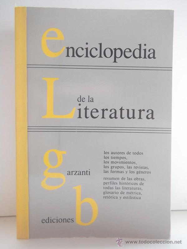 Enciclopedia De La Literatura (ediciones B/garz - Vendido En Venta ...