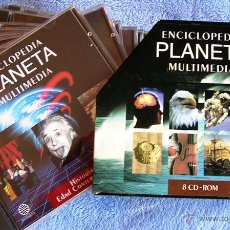Enciclopedias de segunda mano: ENCICLOPEDIA PLANETA MULTIMEDIA EN 8 CD'S EN 1998 - MUY BUEN ESTADO.. Lote 51251040