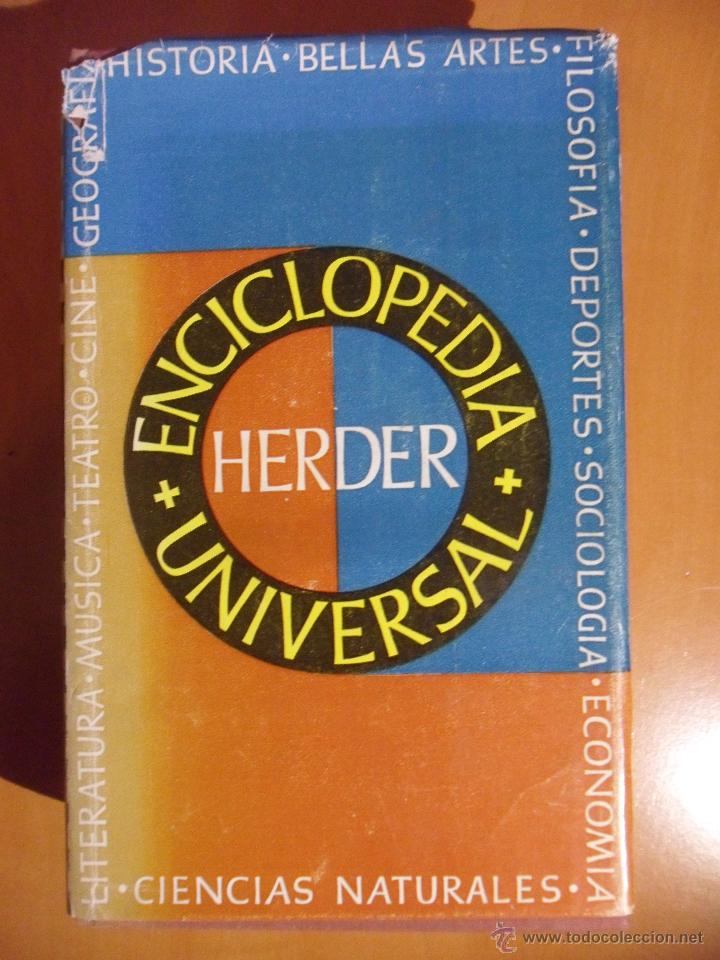 Enciclopedia Universal Herder. Editorial Herder - Comprar Enciclopedias ...