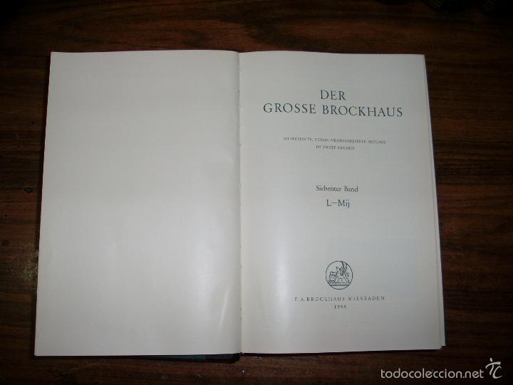 Enciclopedias de segunda mano: Der Grosse Brockhaus - Foto 6
