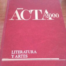 Enciclopedias de segunda mano: NUEVA ACTA 2000. LITERATURA Y ARTES. EDIT. RIALP. EST18B1. Lote 58625974
