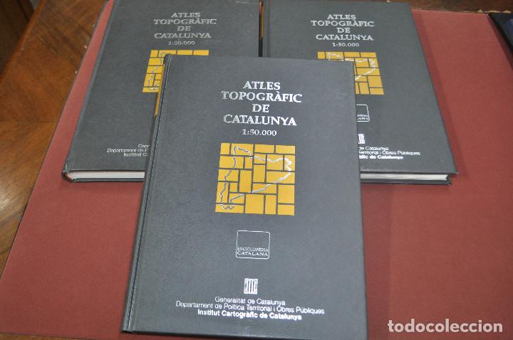 Enciclopedias de segunda mano: Atles topogr&agrave;fic de Catalunya , enciclop&egrave;dia catalana - COMPLET - 1:50.000 - ATB