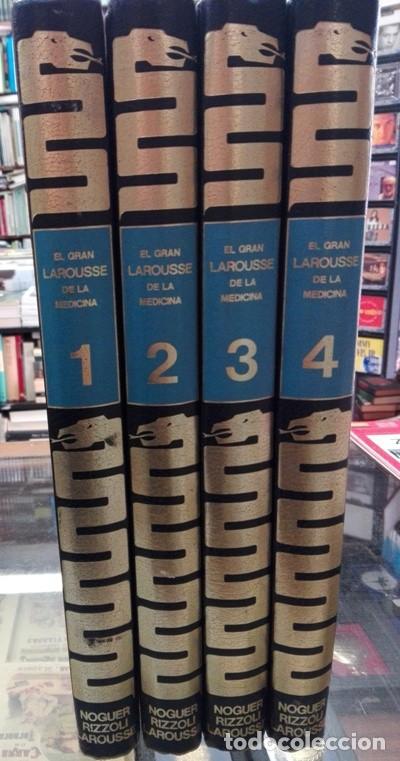 Livros em segunda m&atilde;o: EL GRAN LAROUSSE DE LA MEDICINA. 4 TOMOS. VV.AA. A-ENC-379-SF