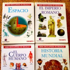 Enciclopedias de segunda mano: LOTE 4 GRAN ENCICLOPEDIA DE BOLSILLO, REVISTA TIEMPO, Nº 1, 3, 9 Y 11