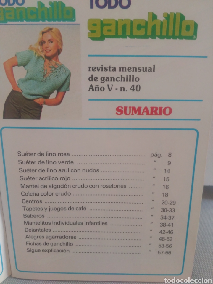Enciclopedias de segunda mano: Todo ganchillo n&uacute;mero 40 - Foto 3
