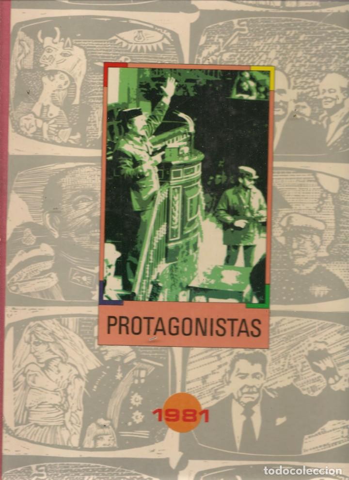 Enciclopedias de segunda mano: PROTAGONISTAS 1981.  DIFUSORA INTERNACIONAL. (PTA) - Foto 1