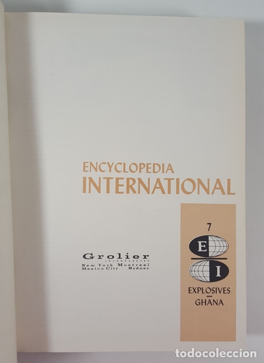 Enciclopedias de segunda mano: ENCYCLOPEDIA INTERNATIONAL. 20 TOMOS. EDIT GROLIER. U.S.A. 1963. - Foto 13 - 145484426