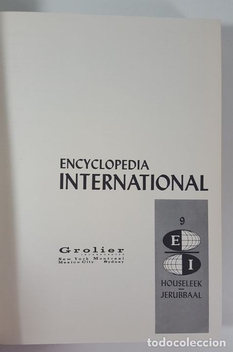 Enciclopedias de segunda mano: ENCYCLOPEDIA INTERNATIONAL. 20 TOMOS. EDIT GROLIER. U.S.A. 1963. - Foto 17 - 145484426