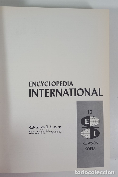 Enciclopedias de segunda mano: ENCYCLOPEDIA INTERNATIONAL. 20 TOMOS. EDIT GROLIER. U.S.A. 1963. - Foto 31 - 145484426