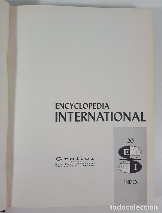 Enciclopedias de segunda mano: ENCYCLOPEDIA INTERNATIONAL. 20 TOMOS. EDIT GROLIER. U.S.A. 1963. - Foto 39 - 145484426