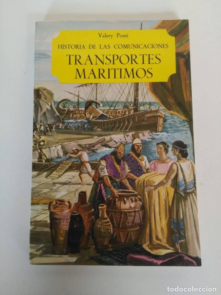 Enciclopedias de segunda mano: Libro transportes mar&iacute;timos, Salvat - Foto 1