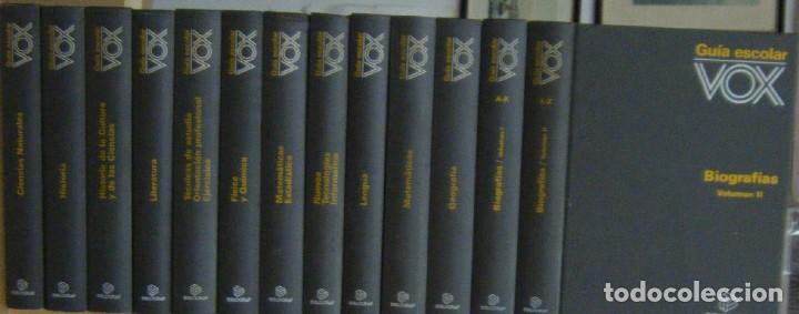 Second hand encyclopedias: GUIA ESCOLAR VOX. 13 TOMOS. A-ENC-0289-SF-A