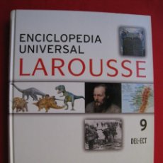 Enciclopedias de segunda mano: ENCICLOPEDIA UNIVERSAL LAROUSSE - TOMO 9 ( DEL - ECT ).