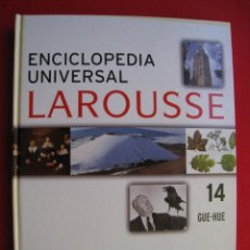 Enciclopedias de segunda mano: ENCICLOPEDIA UNIVERSAL LAROUSSE - TOMO 14 ( GUE - HUE ).