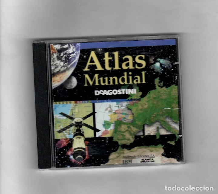 Second hand encyclopedias: ATLAS MUNDIAL EN CD`s multimedia Ediciones.S.A. IBM. Planeta DeAGOSTINI- segunda mano