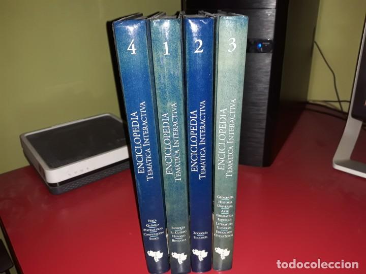 Enciclopedias de segunda mano: Enciclopedia Tem&aacute;tica Interactiva  4 tomos  Completa  . Jarca 2002 - Foto 2