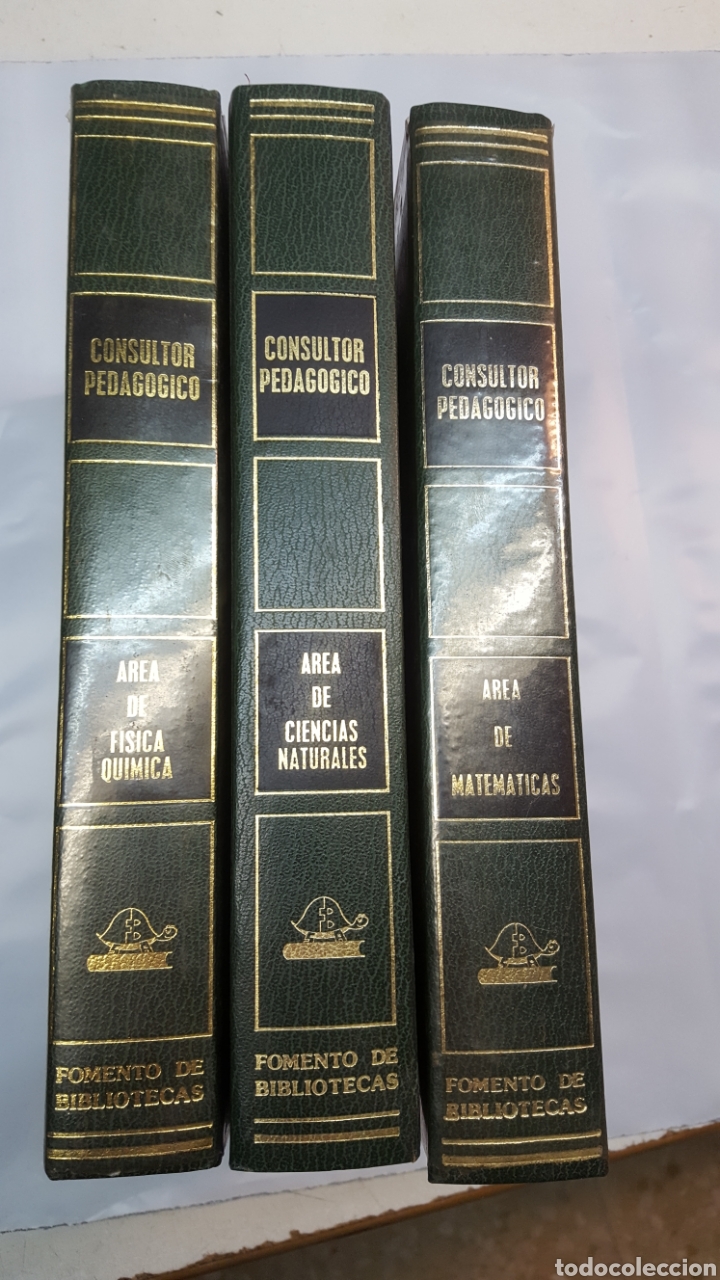 Livros em segunda m&atilde;o: Consultor pedag&ograve;gico.tres vol&ugrave;menes:&agrave;rea matematicas;fisic-quimica;ciencias naturales