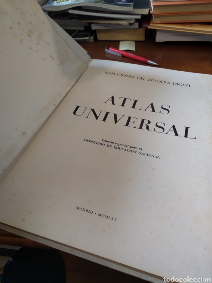 Enciclopedias de segunda mano: ATLAS UNIVERSAL. #4181 - Foto 6