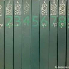 Enciclopedias de segunda mano: MODERNA ENCICLOPEDIA ILUSTRADA COMPLETA - TOMOS DEL 1 AL 9 LOTE LIBROS. Lote 202899061