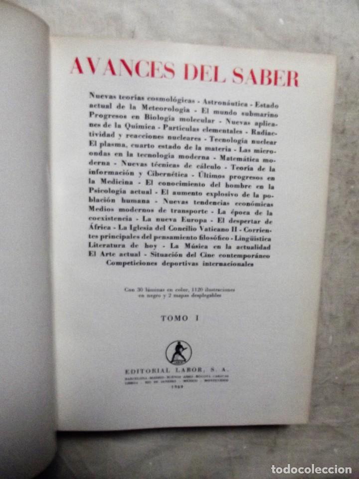 Enciclopedias de segunda mano: AVANCES DEL SABER 4 TOMOS - Foto 3