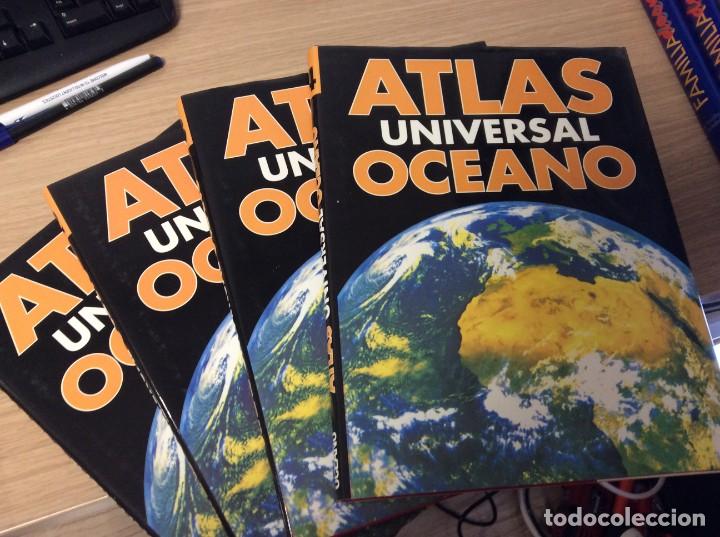 Livres d'occasion: ATLAS UNIVERSAL OCEANO 4 EJEMPLARES COLECCION COMPLETA