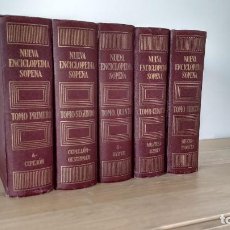 Enciclopedias de segunda mano: NUEVA ENCICLOPEDIA SOPENA 1952. 5 TOMOS. Lote 222219531