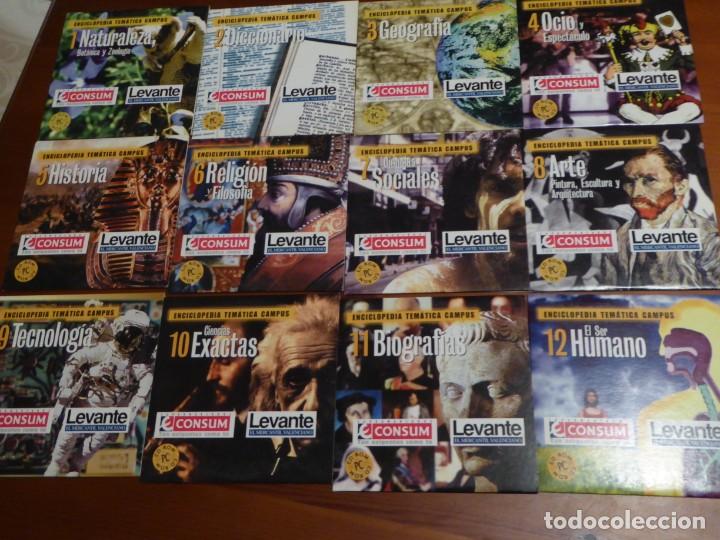 Enciclopedias de segunda mano: 12 CD&acute;S ENCICLOPEDIA TEM&Aacute;TICA CAMPUS - Foto 1