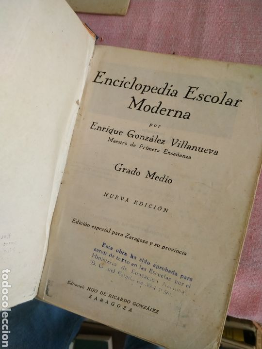Enciclopedias de segunda mano: Enciclopedia Moderna Grado Medio (E. Gonz&aacute;lez) Ap&eacute;ndice Complementario Gram&aacute;tica - Foto 3