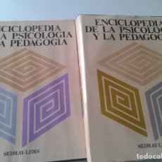 Enciclopedias de segunda mano: ENCICLOPEDIA DE LA PSICOLOGIA Y PEDAGOGIA+DICCIONARIO.7 TOMOS T31. Lote 257969060
