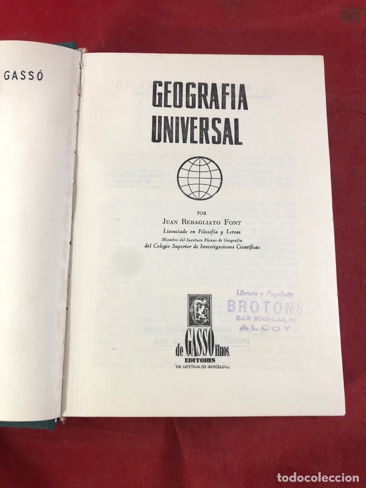 Enciclopedias de segunda mano: GEOGRAF&Iacute;A UNIVERSAL - Foto 1