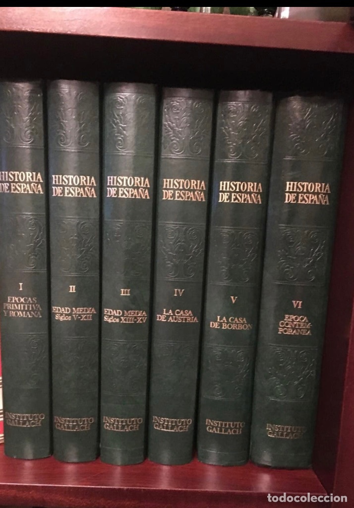 Enciclopedias de segunda mano: Historia de Espa&ntilde;a. 6 Tomos . - Foto 1