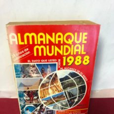 Enciclopedias de segunda mano: ALMANAQUE MUNDIAL 1988. EDITORIAL ANDINA, MAS DE 600 PAGINAS