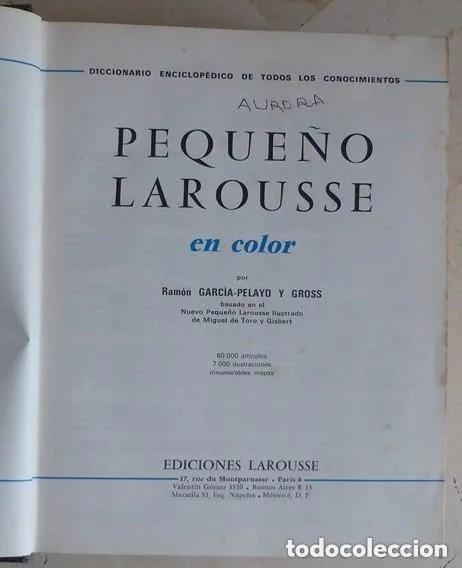 Enciclopedias de segunda mano: Peque&ntilde;o Larousse en Color - Foto 2