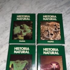 Enciclopedias de segunda mano: HISTORIA NATURAL - FAUNA - 4 TOMOS - CLUB INTERNACIONAL DEL LIBRO - LIBROS ANIMALES