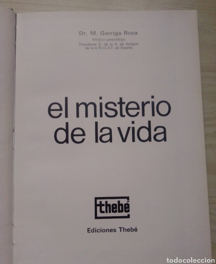 Enciclopedias de segunda mano: EL MISTERIO DE LA VIDA (LIBRO) - Foto 4
