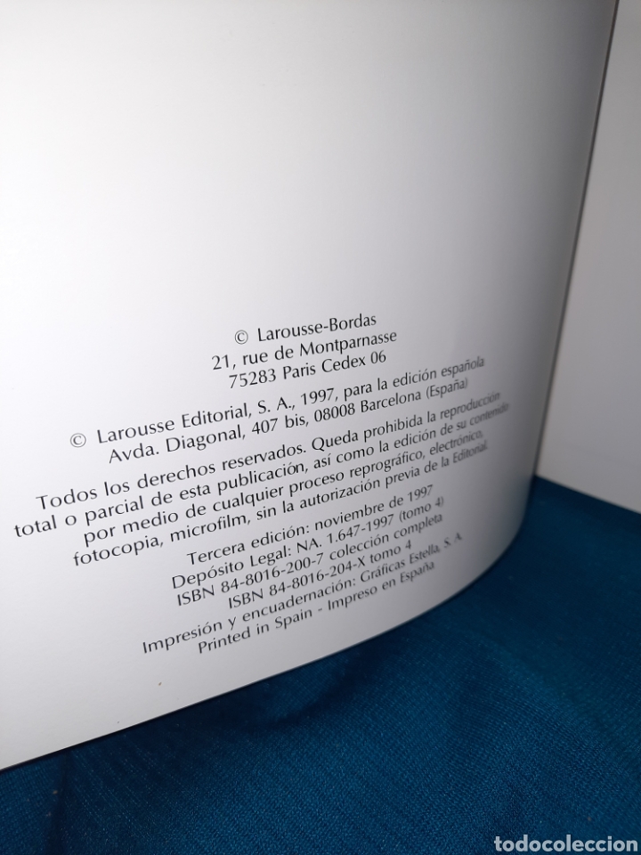 Enciclopedias de segunda mano: ENCICLOPEDIA TEM&Aacute;TICA LAROUSSE, 4 TOMOS ( COMPLETA) - Foto 4