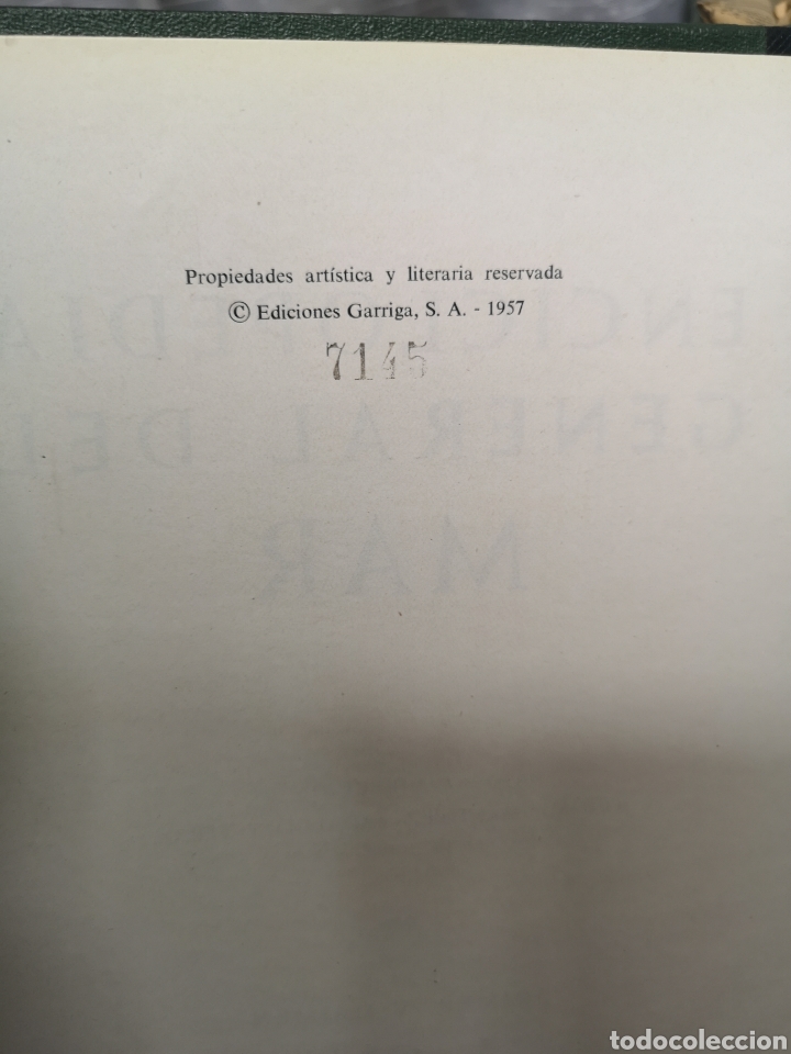 Enciclopedias de segunda mano: Enciclopedia General del Mar - Foto 4