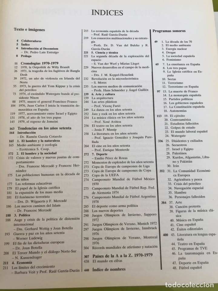 Enciclopedias de segunda mano: LIBRO DECENNIUM A&Ntilde;OS 70 - Foto 3