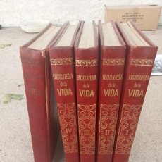 Enciclopedias de segunda mano: ENCICLOPEDIA DE LA VIDA - 5 TOMOS - BRUGUERA - 1969. Lote 357500830