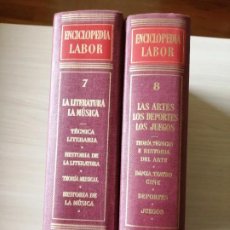 Enciclopedias de segunda mano: ENCICLOPEDIA LABOR 1971 TOMOS 7 Y 8. Lote 363080355