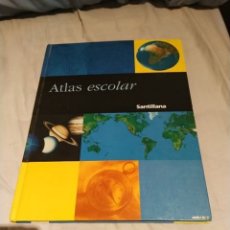Enciclopedias de segunda mano: ATLAS ESCOLAR SANTILLANA. Lote 364362856