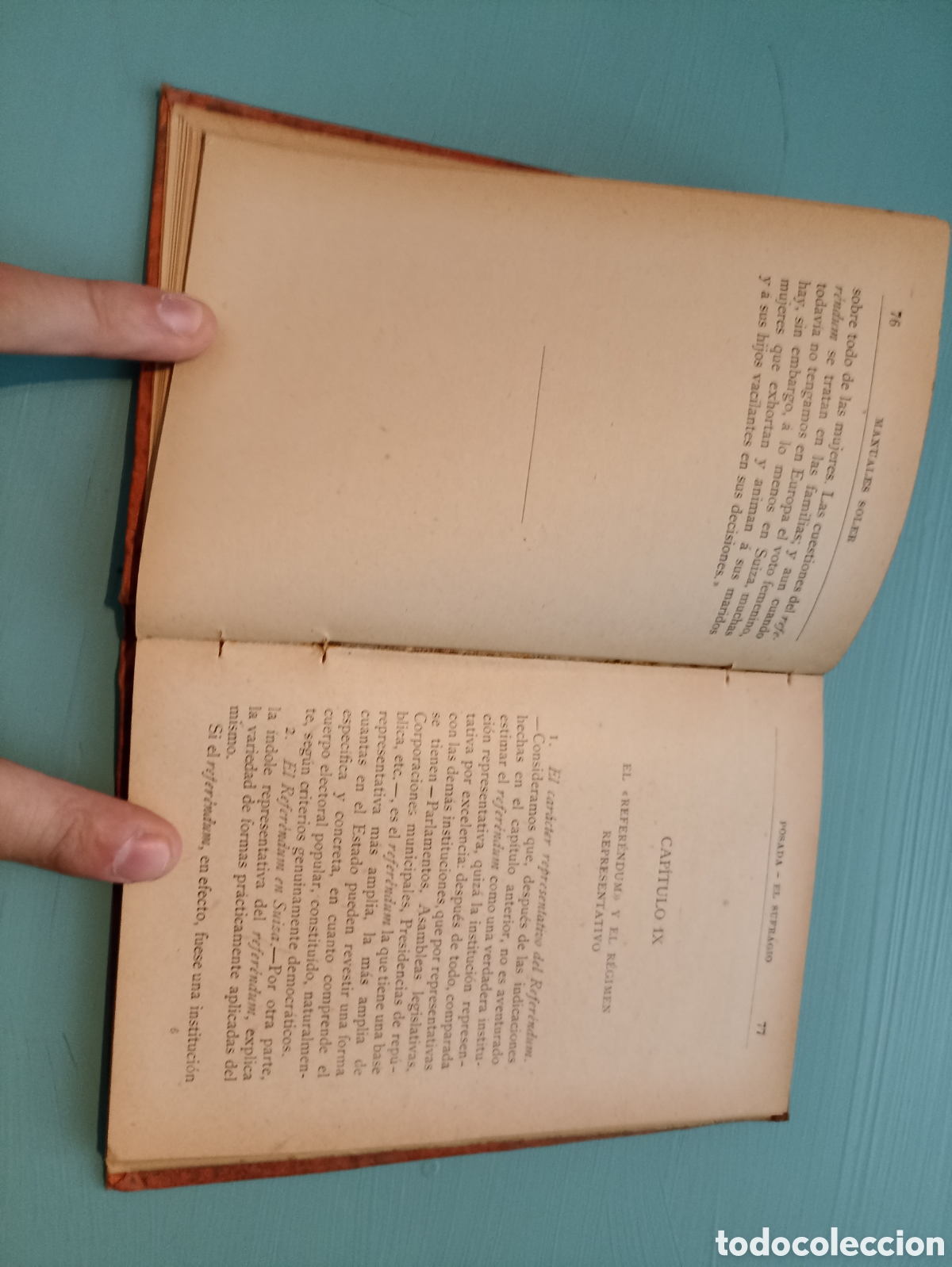 Enciclopedias de segunda mano: El sufragio. Adolfo Posada - Foto 7