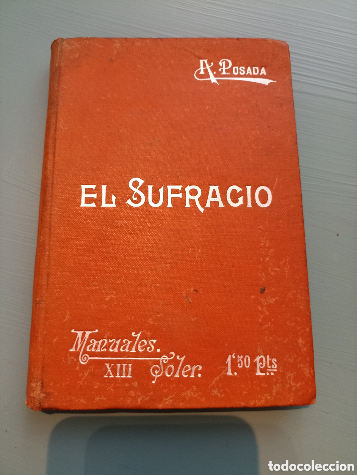 Enciclopedias de segunda mano: El sufragio. Adolfo Posada - Foto 1