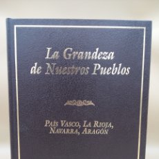 Enciclopedias de segunda mano: LA GRANDEZA DE NUESTROS PUEBLOS, CUATRO TOMOS. Lote 374961669