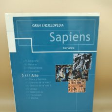 Enciclopedias de segunda mano: GRAN ENCICLOPEDIA SAPIENS TEMÁTICA. VOLUMEN 5: ARTE. Lote 376395374
