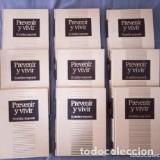 Enciclopedias de segunda mano: ENCICLOPEDIA EN 9 TOMOS PREVENIR Y VIVIR EL MEDICO RESPONDE. Lote 396295749