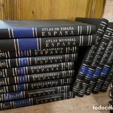 Enciclopedias de segunda mano: ENCICLOPEDIA ESPASA 2993 + ATLAS ESPAÑA Y MUNDIAL. Lote 400775299